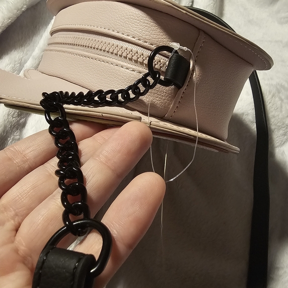 Betsy Johnson Luv Betsy Pink Cherry Shaped Crossbody Purse - Picture 6 of 8